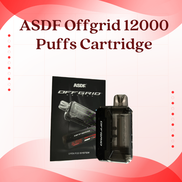 ASDF Offgrid Reload Cartridge with 10ml capacity and dual mesh coil visible.