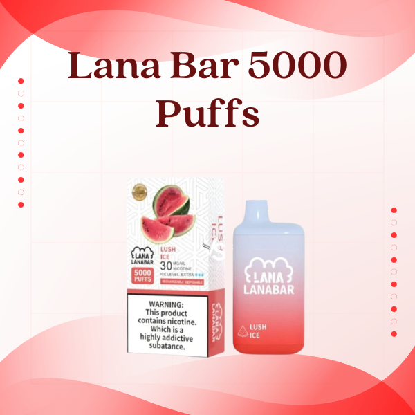 Lana Bar 5000 Puffs Disposable Vape Device - All Flavors