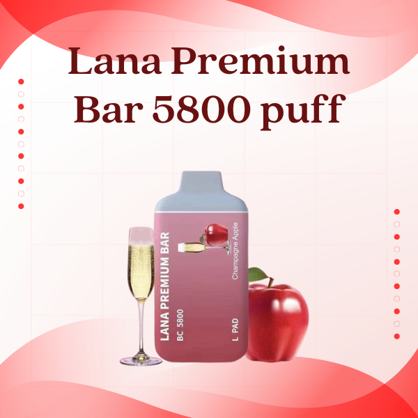 Lana Premium Bar 5800 Puffs Disposable Vape