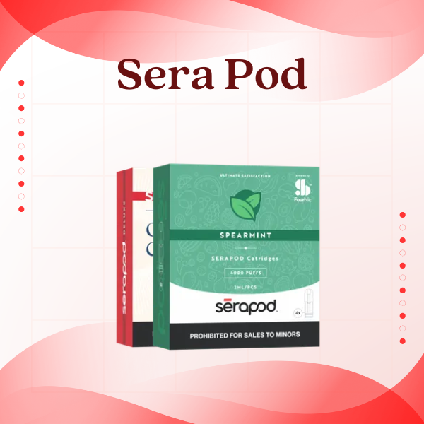 Sera Pod flavors list including Guava and Double Mango Singapore