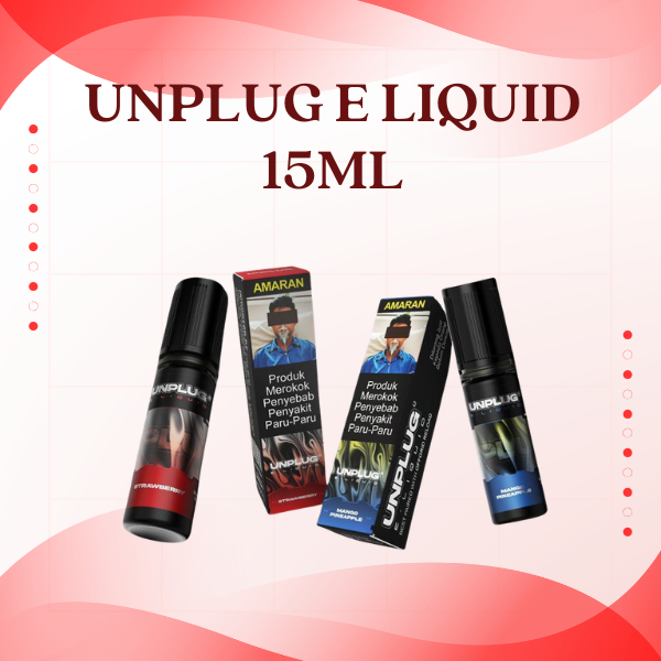 UNPLUG-E-Liquid-15ml-ASDF-VAPETAPE-Salt-Nic-Bottle